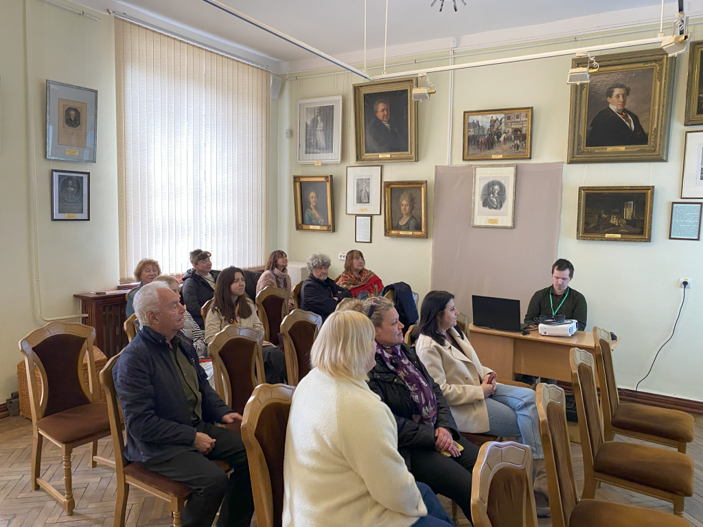 В Воронцовском дворце состоялась тематическая встреча на тему «Алексей Петрович Боголюбов - моряк, художник, патриот».