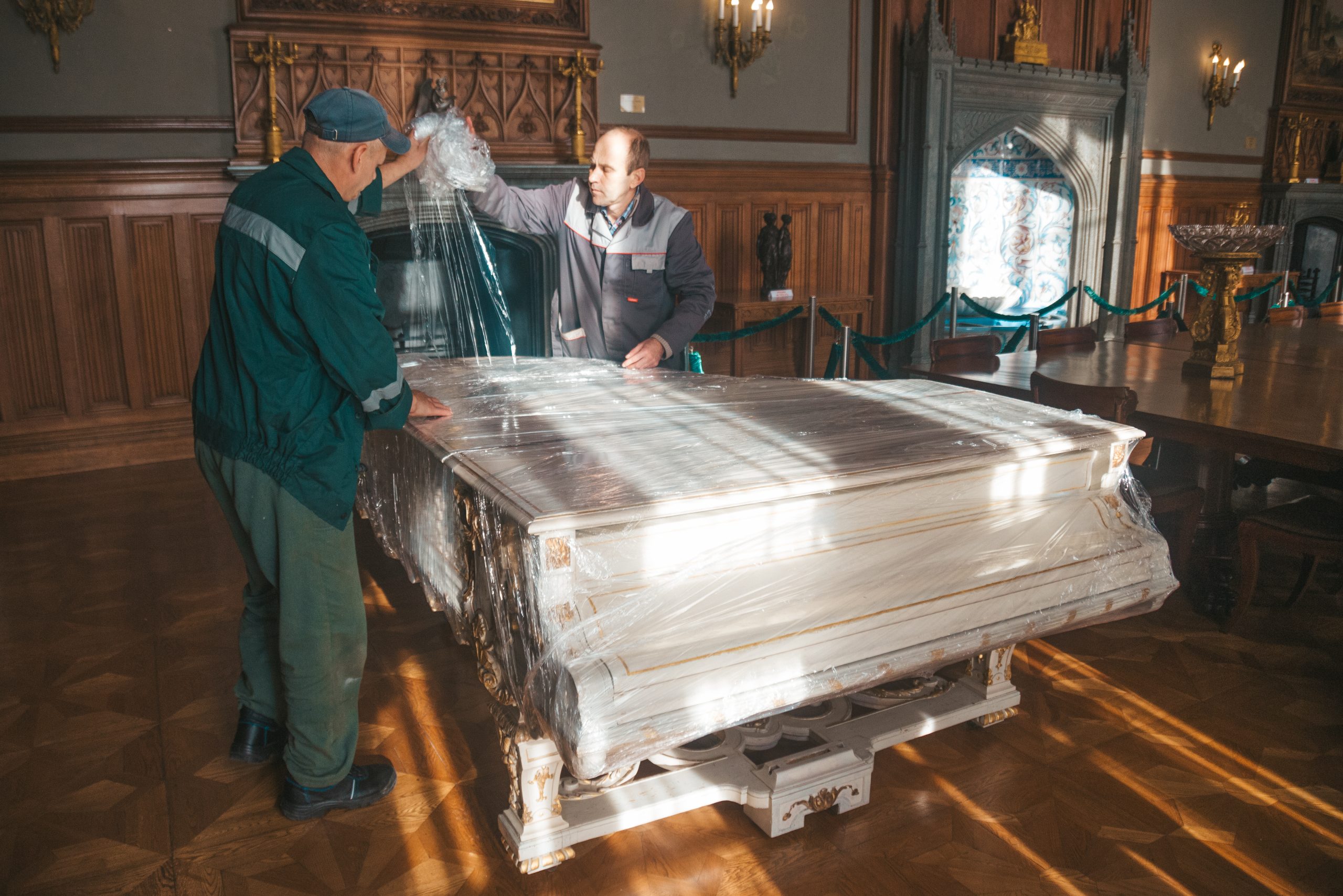 Подробнее о статье Воронцовский дворец-музей начинает реставрацию Голубой гостиной