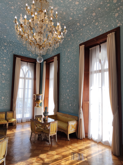 2 декабря в Голубой гостиной начнутся реставрационные работы